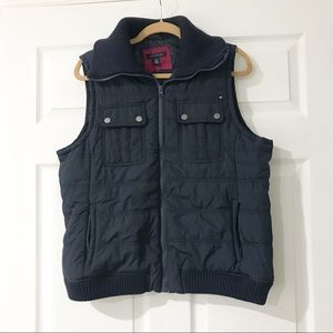 TOMMY HILFIGER Navy puffer vest